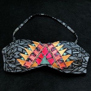 Cute bandeau swim top